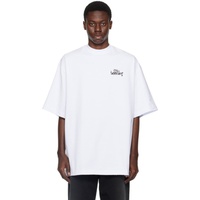 032c White Print T-Shirt 241843M202000