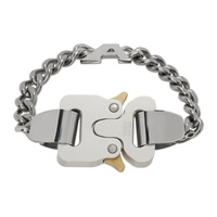 1017 ALYX 9SM Silver A Buckle Bracelet 231776M142000