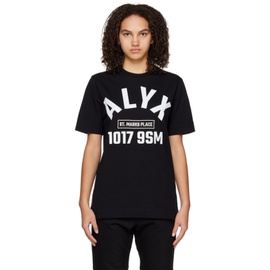 1017 ALYX 9SM Black Arch T-Shirt 231776F110003