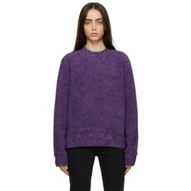 1017 ALYX 9SM Purple Embroidered Sweatshirt 222776F096003
