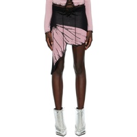 1XBLUE SSENSE Exclusive Pink Butterfly Miniskirt 232432F090005