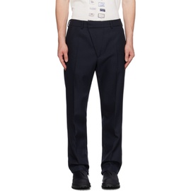 424 Black Creased Trousers 232010M191001