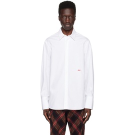 424 White Embroidered Shirt 231010M192010