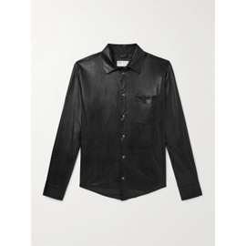 4SDESIGNS Faux Leather Shirt 1647597327903739