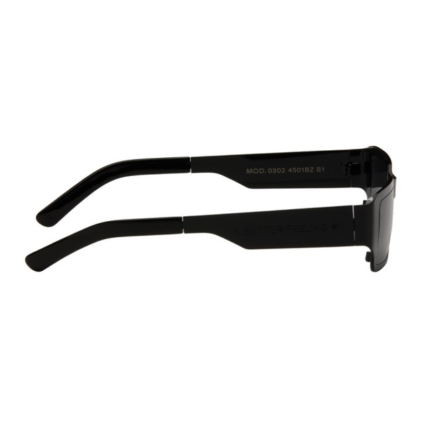  A BETTER FEELING Black Pollux Sunglasses 232025M134001