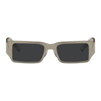 A BETTER FEELING Silver Pollux Sunglasses 232025M134002