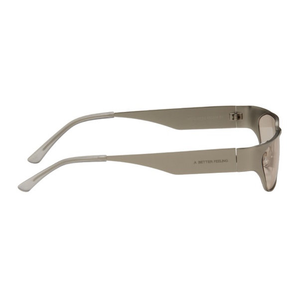  A BETTER FEELING Silver Echino Sunglasses 232025M134003