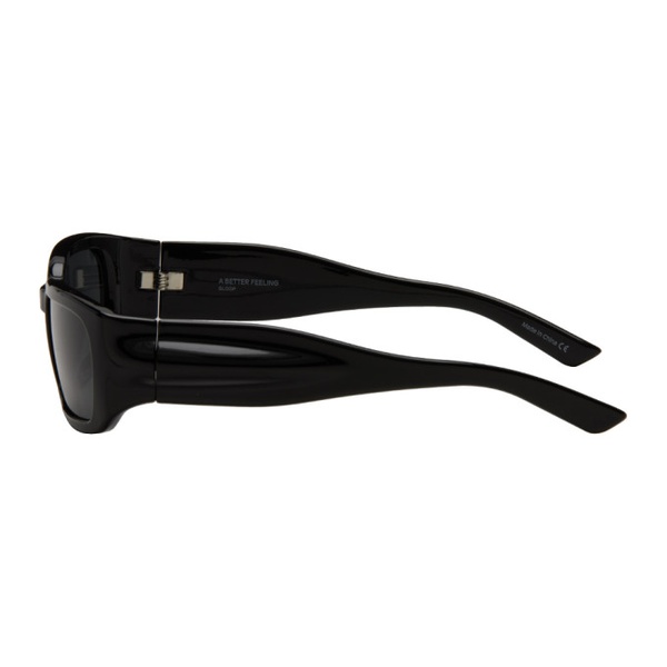  A BETTER FEELING Black Gloop Sunglasses 232025M134010