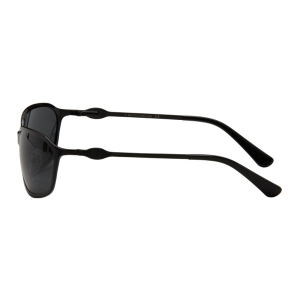  A BETTER FEELING Black Paxis Sunglasses 232025F005012