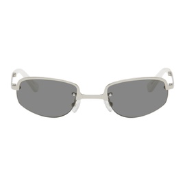A BETTER FEELING Silver Siron Sunglasses 241025M134018