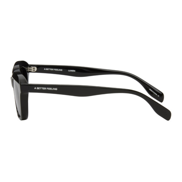  A BETTER FEELING Black Lumen Sunglasses 241025F005022
