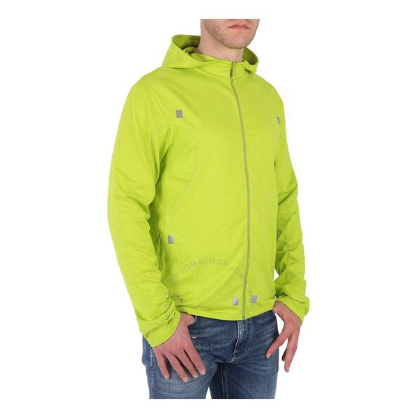  A Cold Wall Mens Bright Green Body Map Track Top ACWMW070-BRGR