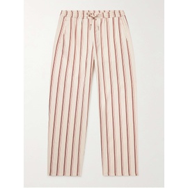A KIND OF GUISE Samurai Straight-Leg Striped Linen and Cotton-Blend Drawstring Trousers 1647597334060338