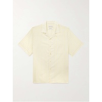 A KIND OF GUISE Gioia Slim-Fit Convertible-Collar Striped Cotton-Voile Shirt 1647597334060373
