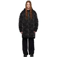 A. A. Spectrum Black Blankers Down Jacket 232285M178012