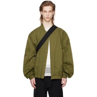 A. A. Spectrum Green Coasted Jacket 241285M180006