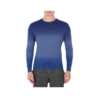 아페쎄 A.P.C. Mens Blue Adrien Dip-Dyed Cotton Sweater COEVW-H23093