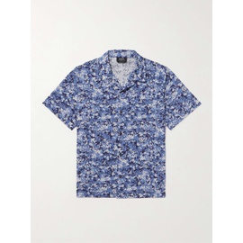 아페쎄 A.P.C. Lloyd Convertible-Collar Printed Cotton Shirt 1647597308365460
