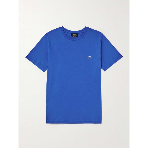  아페쎄 A.P.C. Logo-Print Cotton-Jersey T-Shirt 1647597308377599