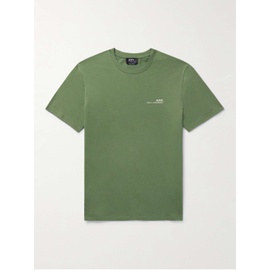 아페쎄 A.P.C. Logo-Print Cotton-Jersey T-Shirt 1647597323812581