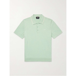 아페쎄 A.P.C. Fynn Logo-Embroidered Cotton Polo Shirt 1647597323823184