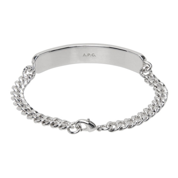  아페쎄 A.P.C. Silver Darwin Bracelet 231252M142003