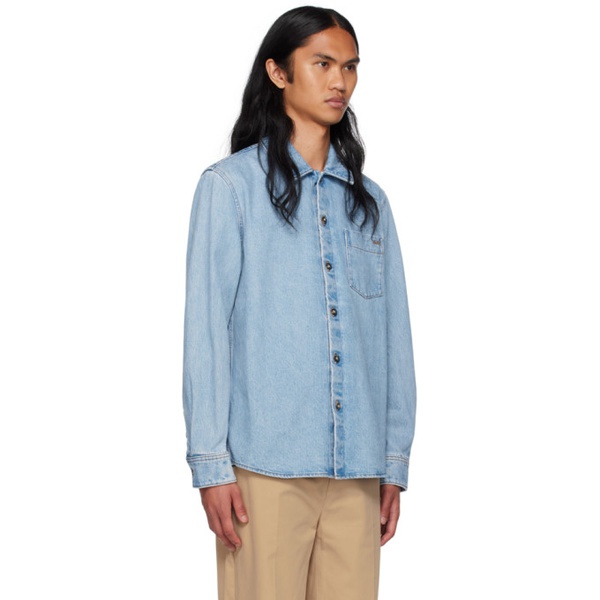  아페쎄 A.P.C. Blue Vittorio Denim Shirt 232252M192016
