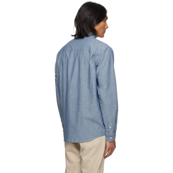  아페쎄 A.P.C. Blue Edouard Shirt 241252M192023