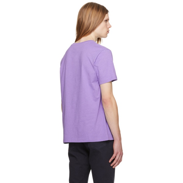  아페쎄 A.P.C. Purple Item T-Shirt 241252M213015