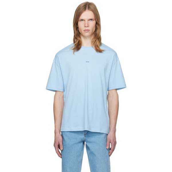  아페쎄 A.P.C. Blue Kyle T-Shirt 241252M213011