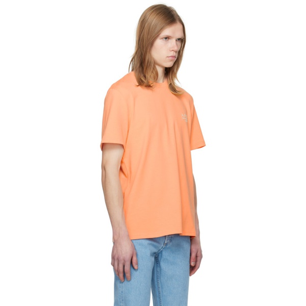  아페쎄 A.P.C. Orange New Raymond T-Shirt 241252M213030