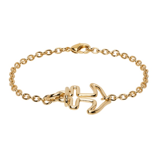  아페쎄 A.P.C. Gold Ancre Bracelet 231252M142011