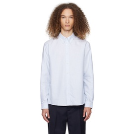 아페쎄 A.P.C. Blue & White Greg Shirt 241252M192028