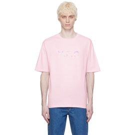 아페쎄 A.P.C. Pink River Print T-Shirt 241252M213031