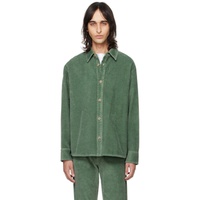 아페쎄 A.P.C. Green Bobby Shirt 241252M192016