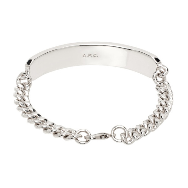  아페쎄 A.P.C. Silver Darwin Chain Bracelet 241252F020000