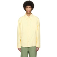 아페쎄 A.P.C. Yellow Basile Brodee Poitrine Denim Shirt 241252M192043