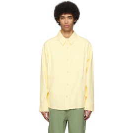 아페쎄 A.P.C. Yellow Basile Brodee Poitrine Denim Shirt 241252M192043