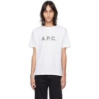 아페쎄 A.P.C. White James T-Shirt 241252M213049