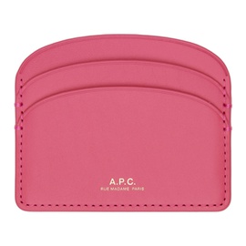 아페쎄 A.P.C. Pink Demi-Lune Card Holder 241252F037015