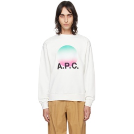 아페쎄 A.P.C. White Sunset Sweatshirt 241252M204024