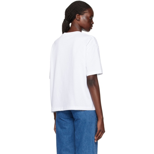  아페쎄 A.P.C. White Natasha RAMSEY-리바이스 에디트 Edition Jean T-Shirt 241252F110030