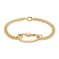 아페쎄 A.P.C. Gold Lock Bracelet 231252M142020