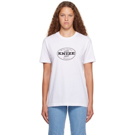 아페쎄 A.P.C. White Knize T-Shirt 232252F110011