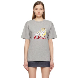 아페쎄 A.P.C. Grey Lunar New Year Johnson T-Shirt 221252F110022