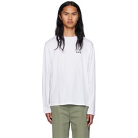 아페쎄 A.P.C. White Frankie Long Sleeve T-Shirt 232252M213041
