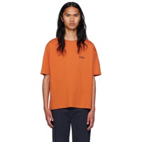 아페쎄 A.P.C. Orange Jeremy T-Shirt 232252M213040