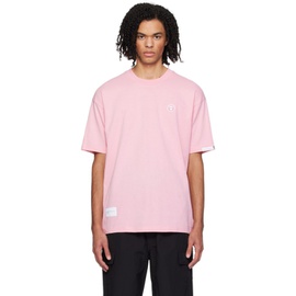 에이프 AAPE by A Bathing Ape Pink Patch T-Shirt 241547M213089