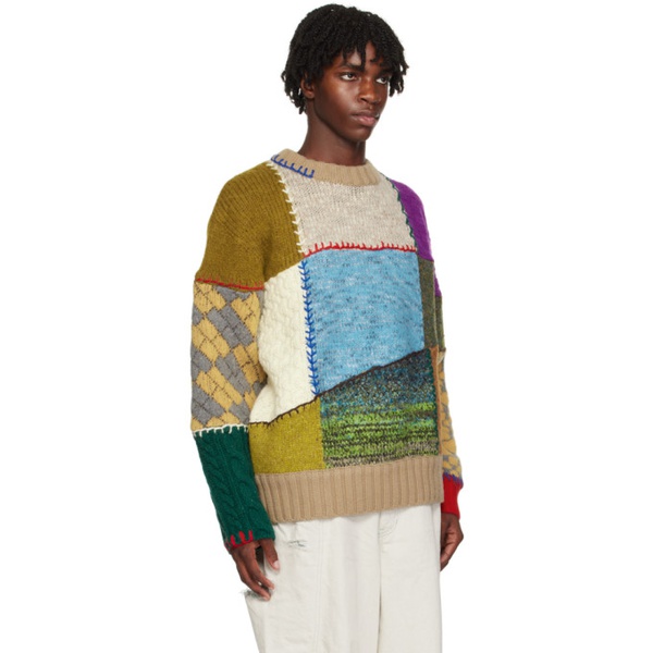  아더에러 ADER error Multicolor Combine Sweater 232039M201007