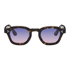AKILA Tortoiseshell Logos Sunglasses 241381M134063